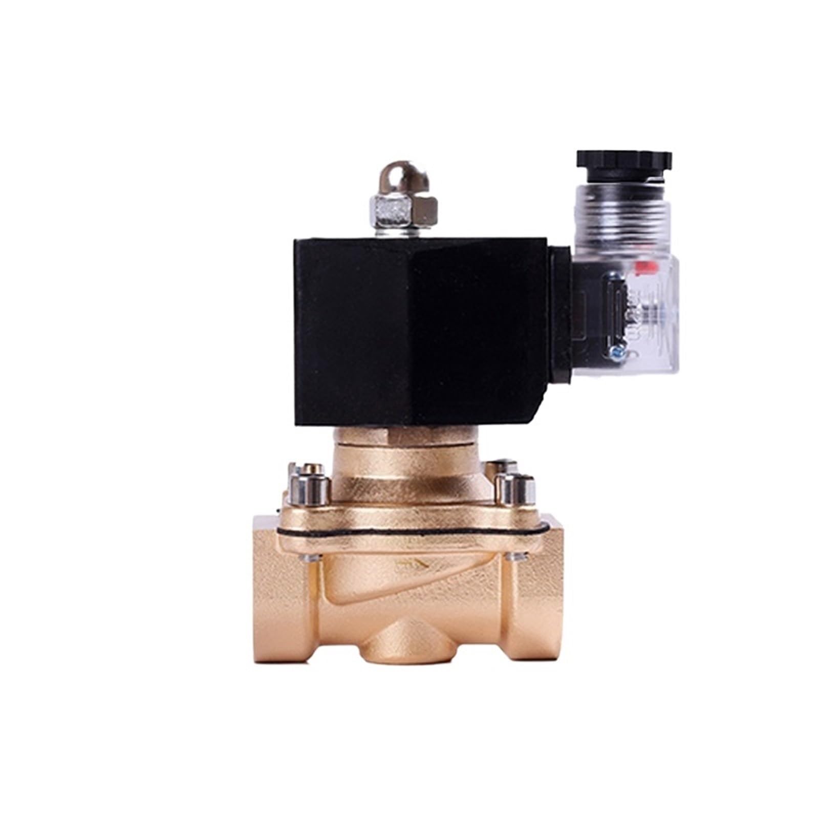 Uyqukggpsn 1-1/4 1/2" 3/4" 1" " /2" 2" Normally Closed Brass Solenoid Valve 220Vac 24Vdc 12Vdc 110Vac Solenoid Valve