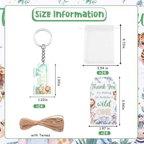 Image of Party Favors Theme Baby-Shower Keychain Set