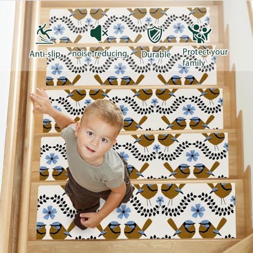 Peldaños de escalera Blue Wren para hogar acogedor 5