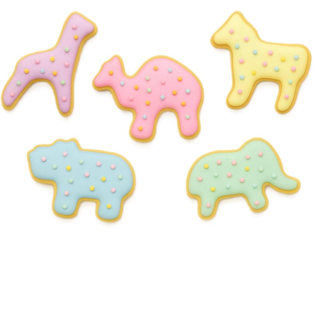 The Cookie Cutter Shop - Juego de 5 cortadores de galletas de acero chapado en estaño