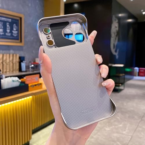 Coque en cuir magnétique iPhone 15 Pro Max luxe minimaliste