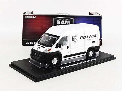 Miniatura 6 de Greenlight 86168 1: 43 2018 Ram Promaster 2500 Cargo High Roof - Vehículo de transporte policial de la policía de Ram