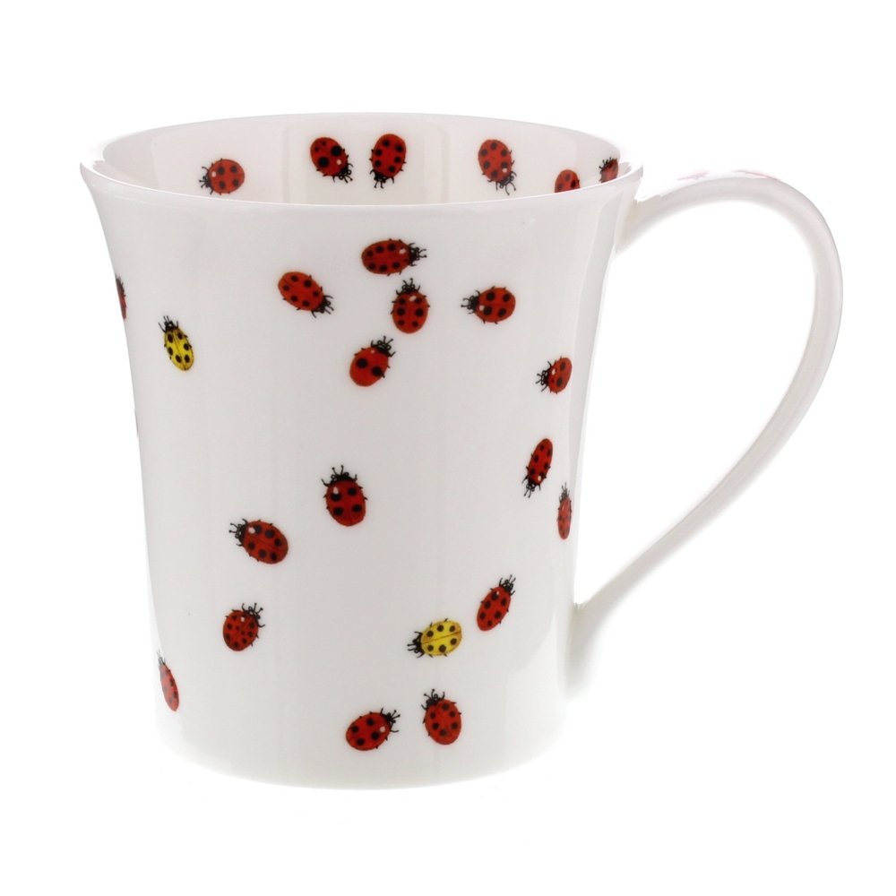 Dunoon Bone China Flitterbugs Mug - Ladybird