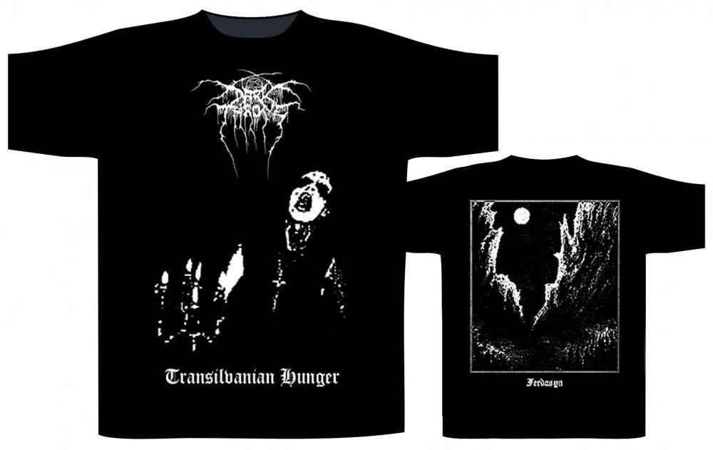 Darkthrone T-Shirt - Transilvanian Hunger - Black - L