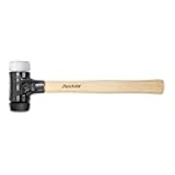 83239080L Safety Medium Hard Soft-Faced Long Hammer, Black/White, 80 mm