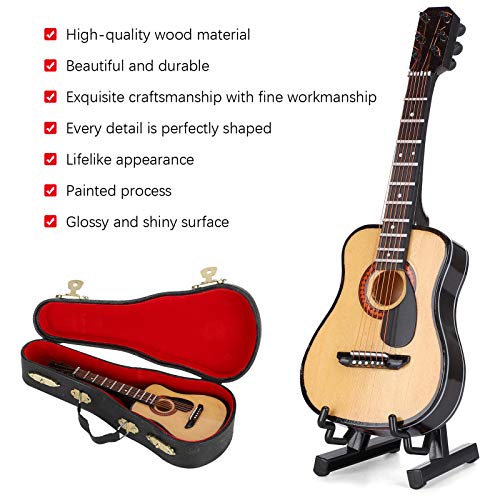 JUnYuKj Décoration de Guitare, Accessoires Miniatures, Mini Instruments de Musique, Convient pour la décoration de la… - Les Beatles, Paul McCartney, John Lennon, RIngo Starr, George Harrison JUnYuKj Décoration de Guitare, Accessoires Miniatures, Mini Instruments de Musique, Convient pour la décoration de la… – Image 7