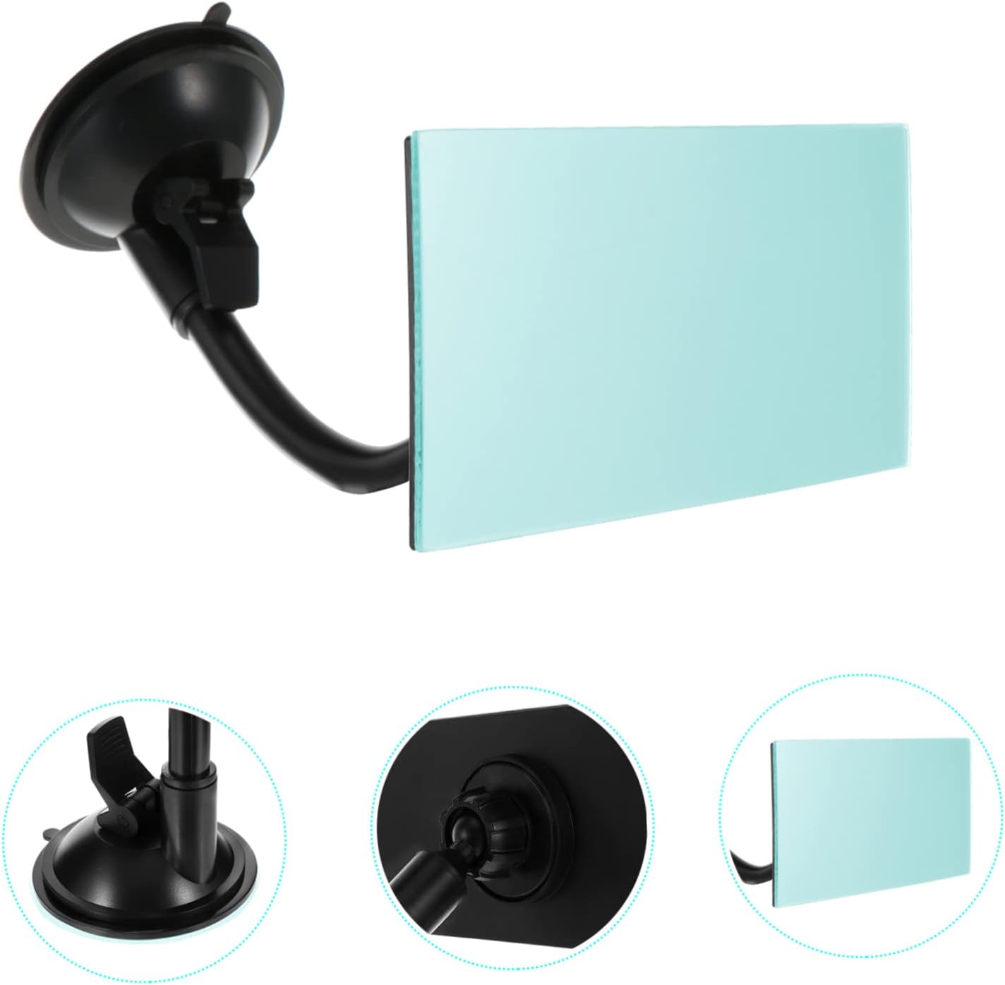 1pc Car inside Rear View Mirror Observation Mirror for Safe Boy Girl Monitoring Easy Installation Elegant Design Stable Suction Cup Car Accessory