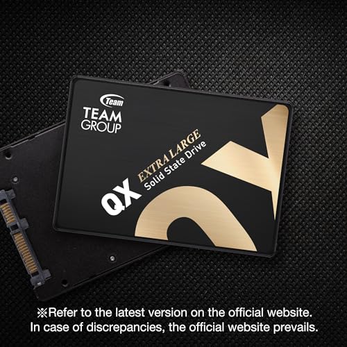 TEAMGROUP QX 2TB 3D NAND QLC 2.5 Inch SATA III Internal Solid State Drive SSD R/W Speed up to 560/500 MB/s 400TBW Laptop - Additional View