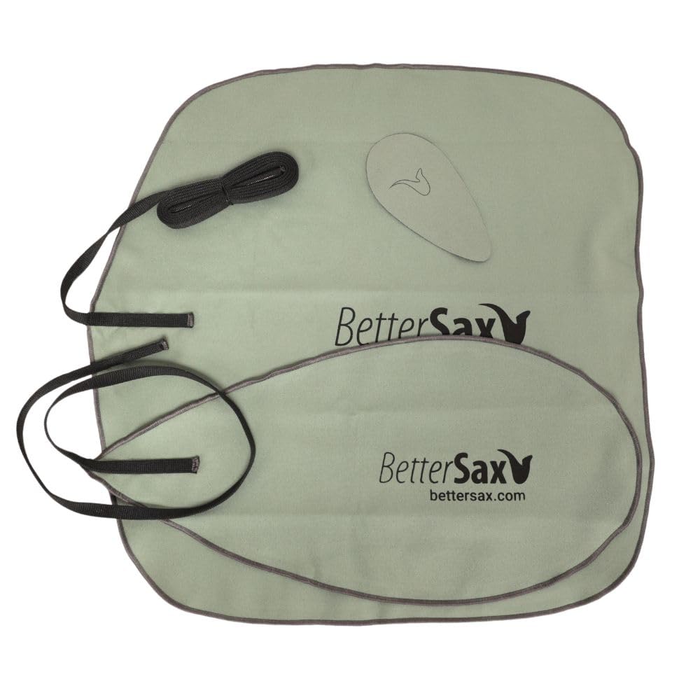 BetterSax Ultimate Tenor - Kit de hisopo para saxofón tenor, paños de limpieza de microfibra de alta calidad para saxofones tenores, herramientas de mantenimiento de calidad esenciales para