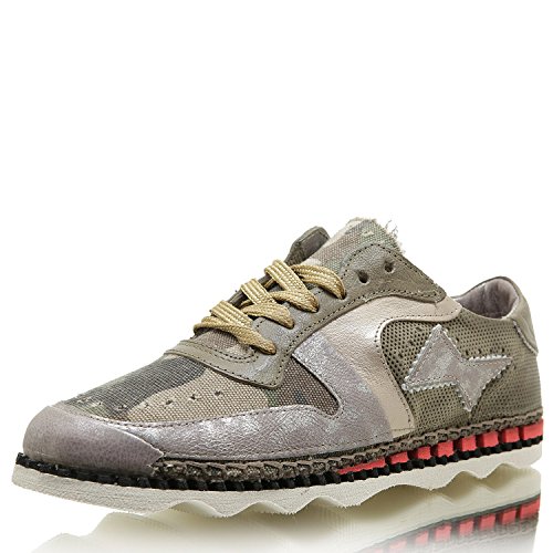 A.S.98 Airstep Damen Leder Schnürschuh Sneaker Schnürer Taupe Camouflage 36 EU