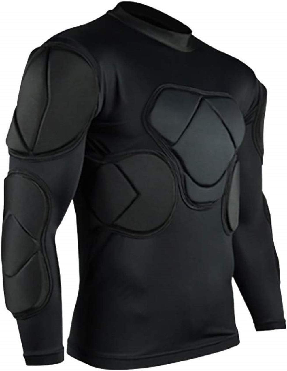 Men's Padded Football Protective Gear Set Training Suit for Soccer Basketball Paintball Rib Protector