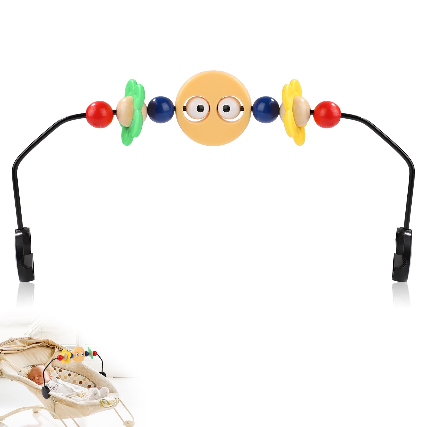 OUT & バウンサー　セット Amazon.co.jp: ベビーバウンサー用調節可能なおもちゃバー