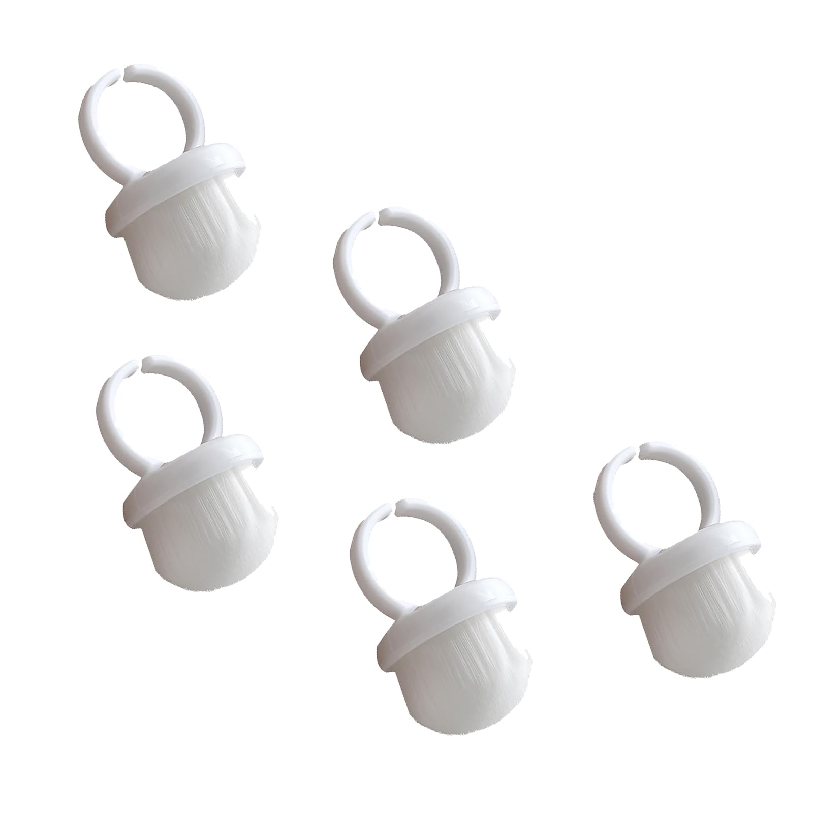 Lot de 5 pinceaux à poussière pour ongles - Pour retirer la poussière - Pinceau de manucure - Pour ongles