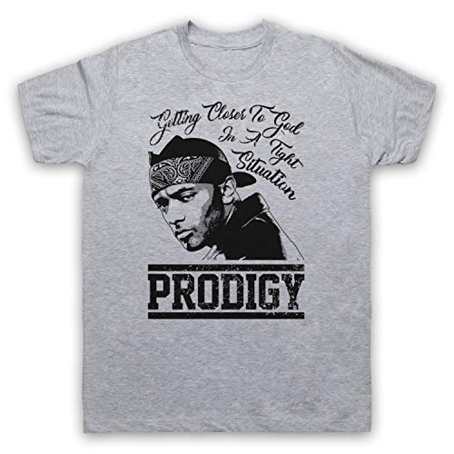 The Guns Of Brixton Mobb Deep Prodigy Shook Ones Part II T-Shirt des Hommes, Gris, Large Cover