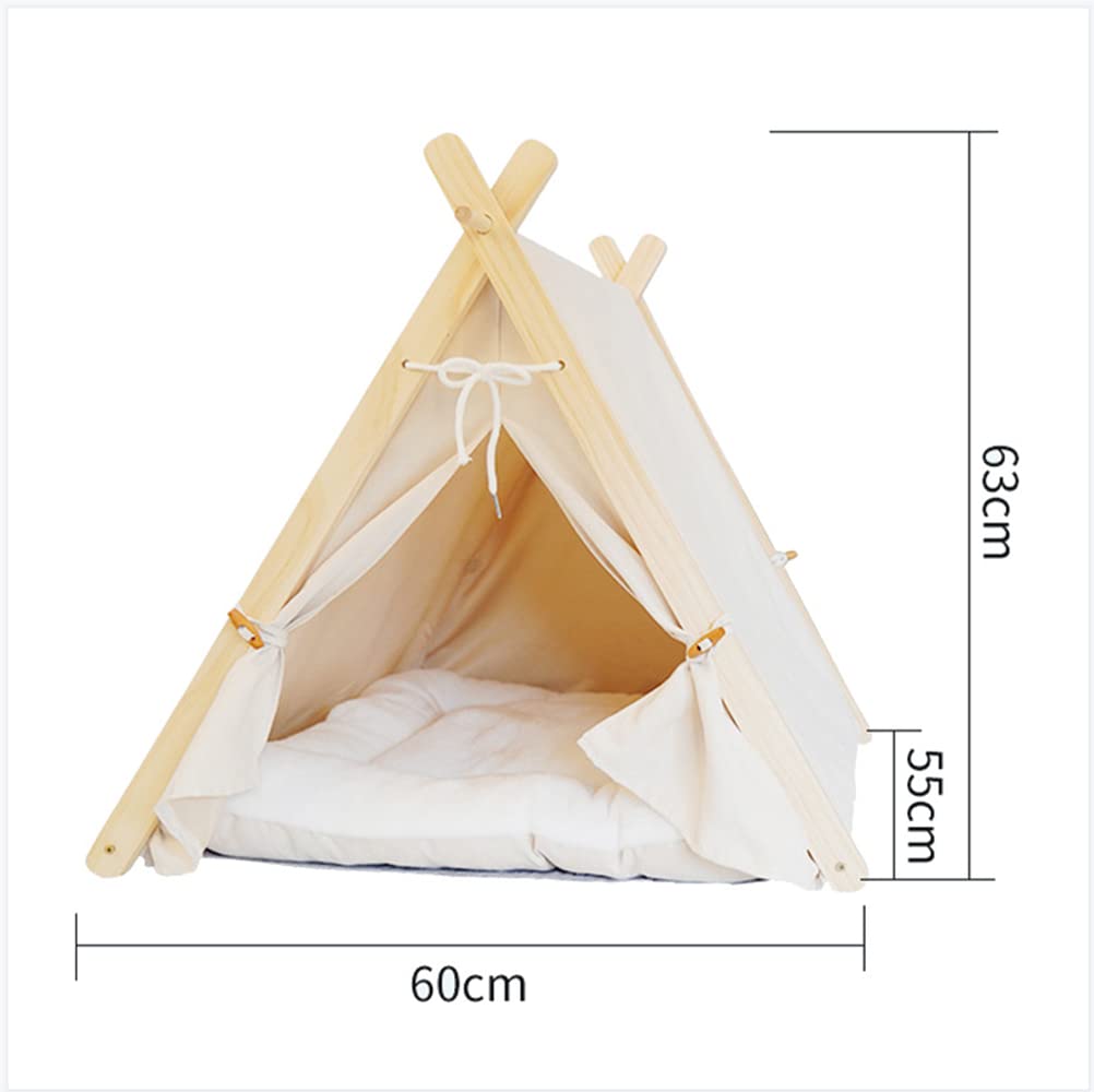 Tenda per Animali Domestici per Cani Letto per Gatti Portatile Rimovibile Lavabile per Esterni Interni Case per Gattini da Viaggio Teepee
