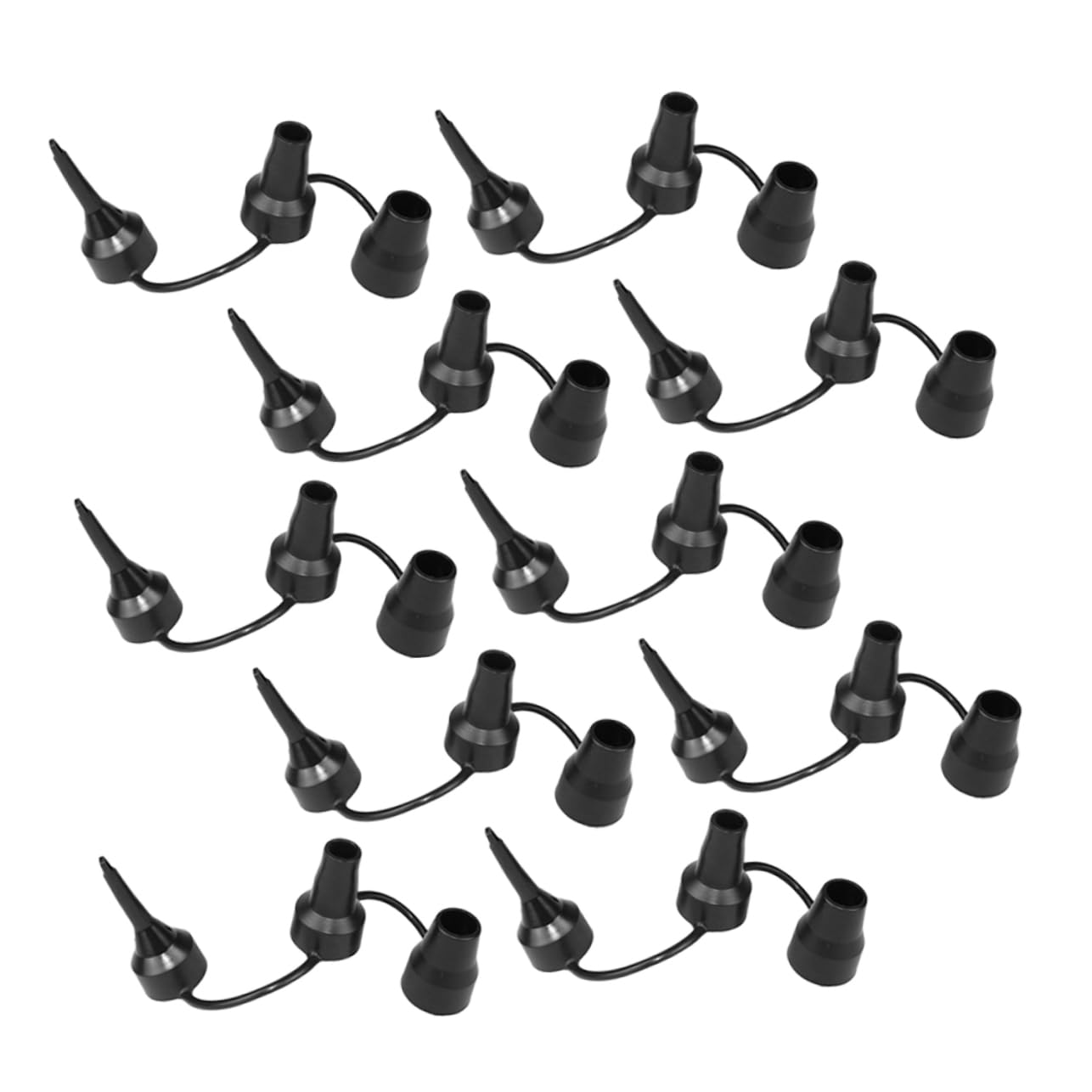 Toddmomy 10PCS Portable Pump Nozzles Efficient Electric Inflator Deflator for Air Inflatables and Compression Bags Lightweight Adapter for Home Outdoor Use-image-6