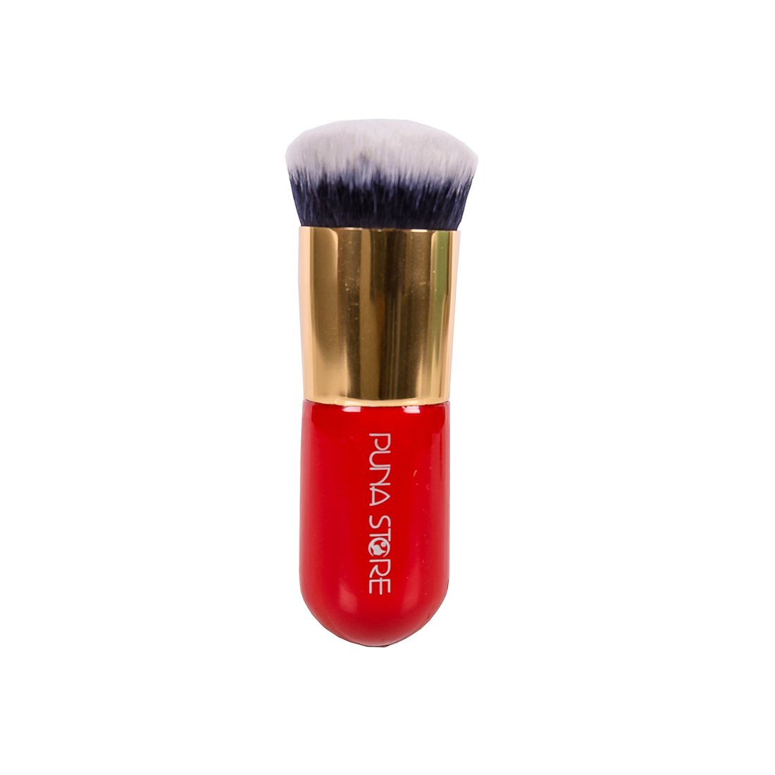 Puna Store Face Powder Blush Brush (Red + Gold)-image-23