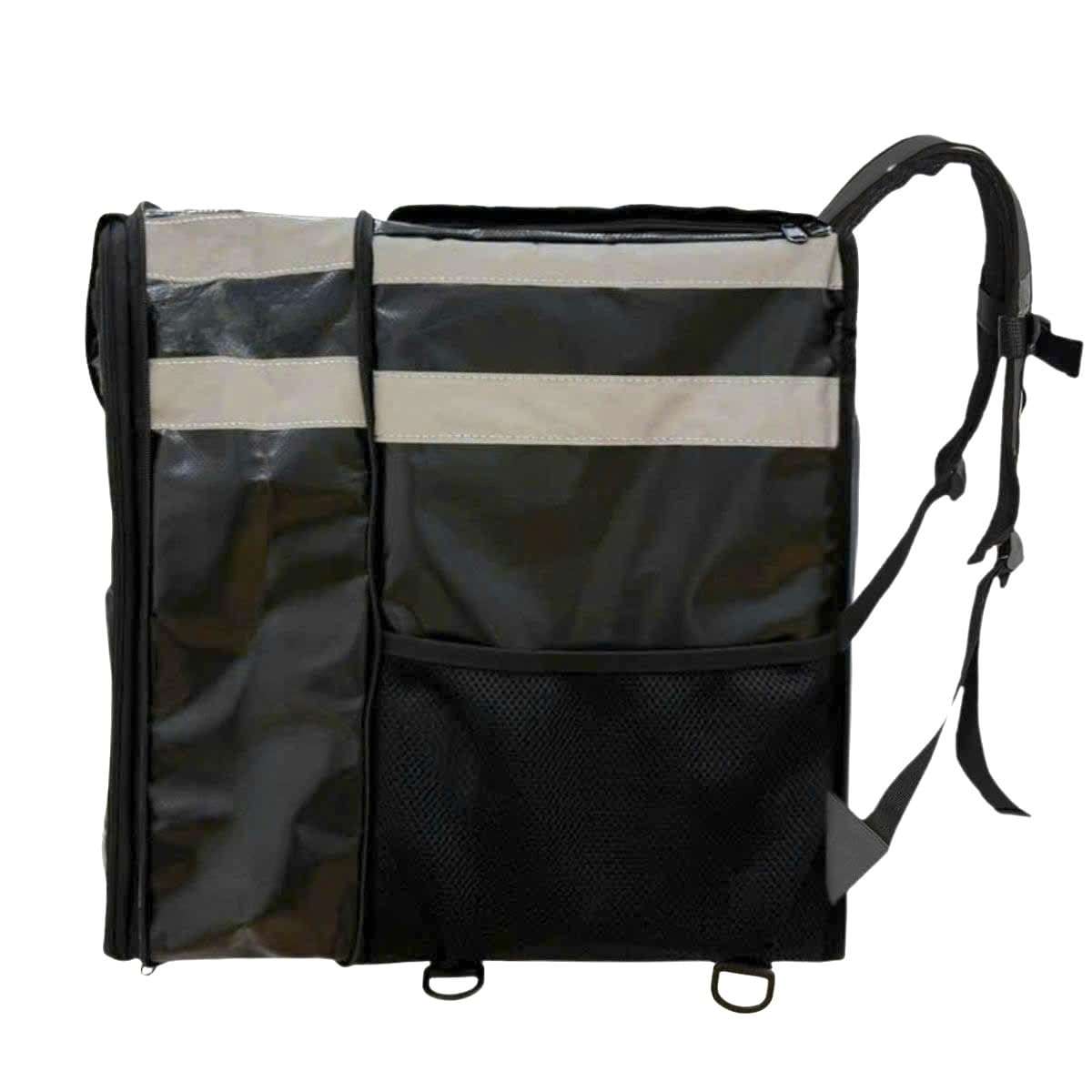 Delivery Bag Store Teleskop-Kuriertasche 89 l, für Uber Eats, isothermer, erweiterbarer und wasserabweisender Mahlzeiten-Lieferrucksack, Kühltasche für Pizza