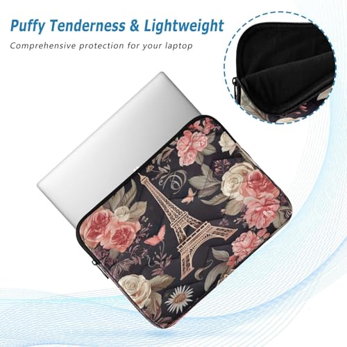 Funda para portátil 13-14 pulgadas impermeable diseño flores miniatura 5