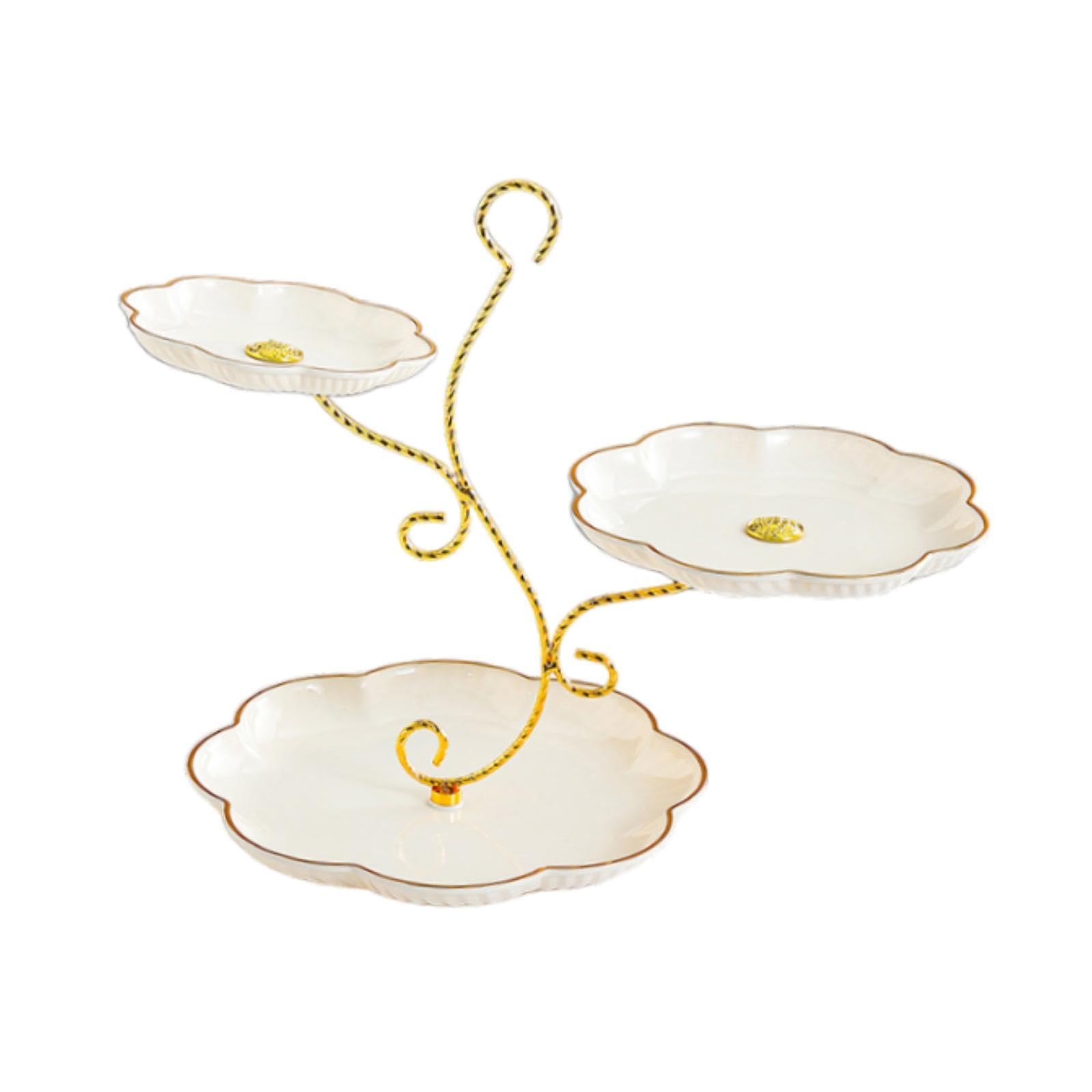 2 set di alzata per torte nuziali, buffet, dessert, cupcake, per compleanno, cucina, matrimonio, bianco