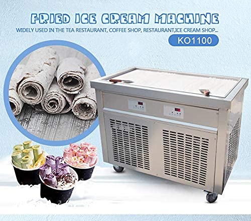Kolice Commcercial 98X50cm Große Rechteckpfanne Thailand Gebratene Eismaschine Joghurt Gebratene Eismaschine Instant… – Bild 3