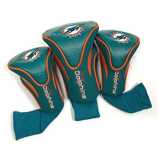 Miami Dolphins Golf Club Headcovers Set
