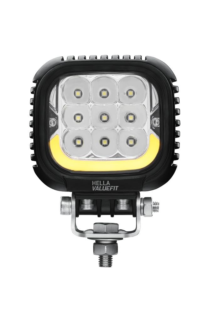 HELLA Worklight Lamp Type LED 12/24V With Adapter Universal 1GA 357 109-041