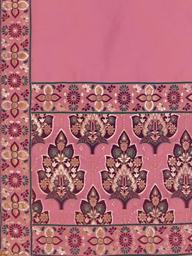 Image of PURVAJA Women's Jacquard Semi-Stitched Lehenga choli