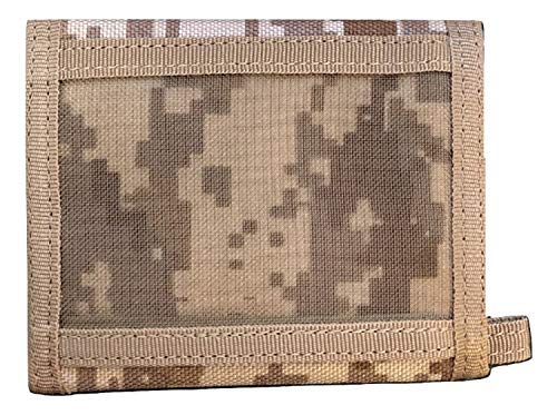 Usa Us American Flag Tactical Patriotic Military Trifold Wallet Money Holder (Desert Camo) #TOP1