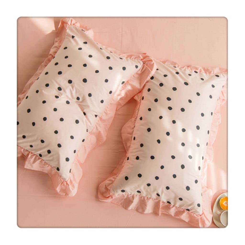 MFJGHU Cotton Small Fresh Spring and Single Leaf Pillowcase Temperament Student Dormitory Home(Style C)