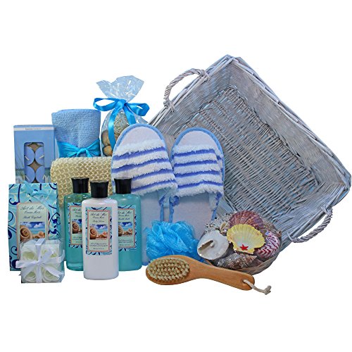 Seaside Getaway Spa Bath and Body Gift Basket Set