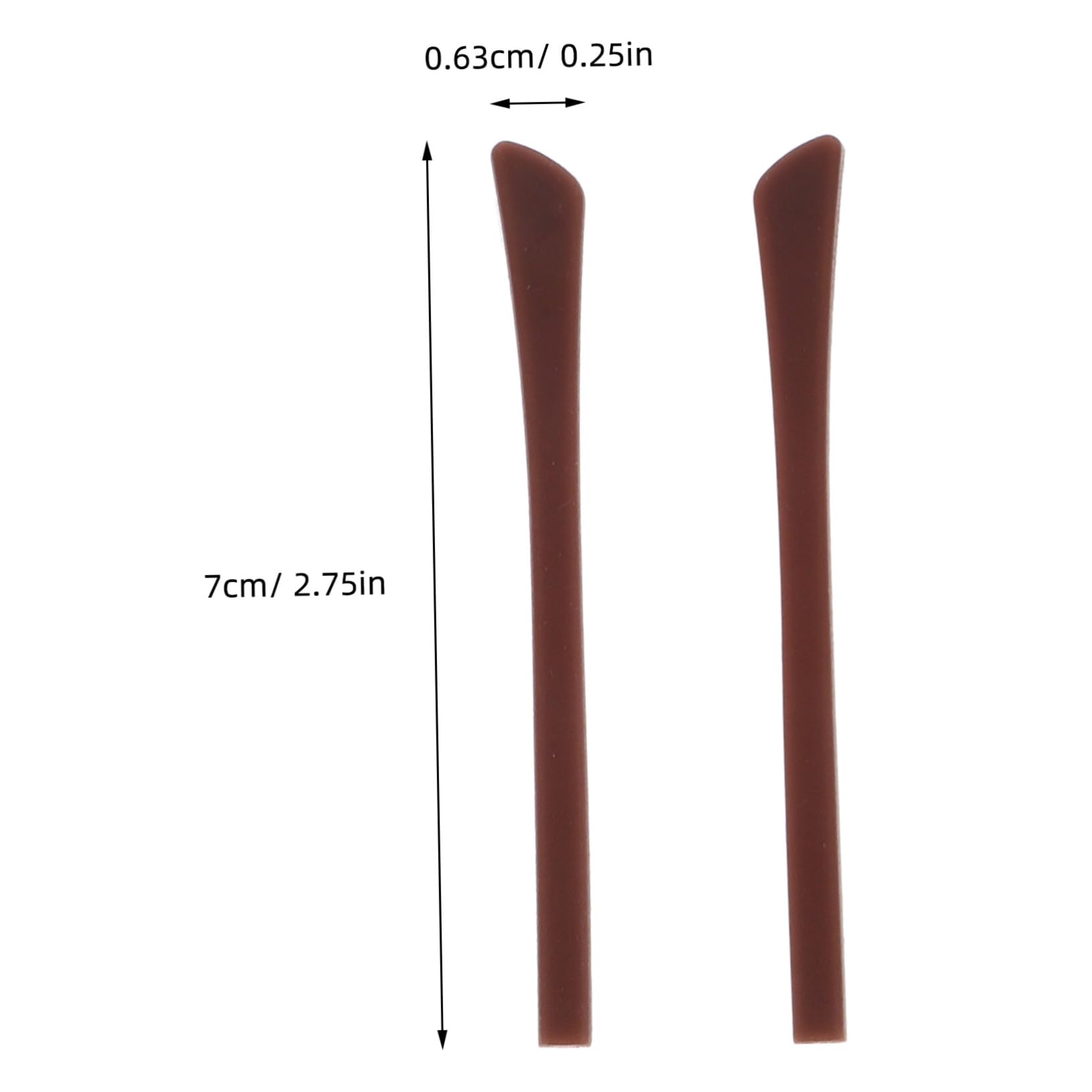 SHERCHPRY Glasses Preventer Set 8 Pairs of Silicone Temple Tips Replacement Bracket Parts Soft Earmuffs for Eyewear Safe for