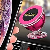 Car Phone Holder Truck Bracket Magnetic, GPS Holder - Adjustable 360 Degree Rotation from Dashboard Universal Car Mount Accessories Compatible with All Smartphones Cell Phone Devices 2019 Gift Pink