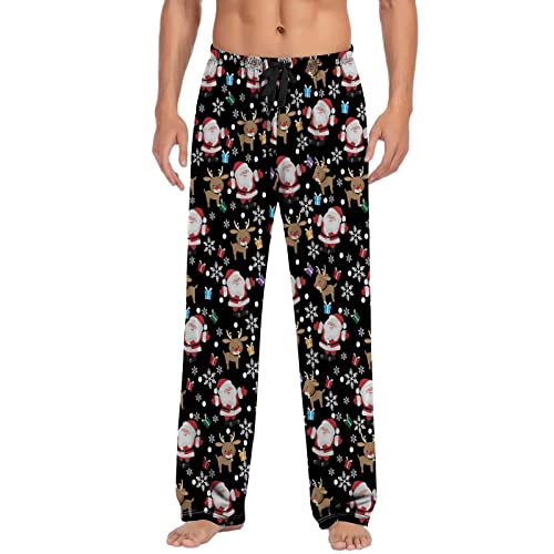 Pantalon de détente de Noël homme idéal pour les soirées chaudes au coin du feu en hiver