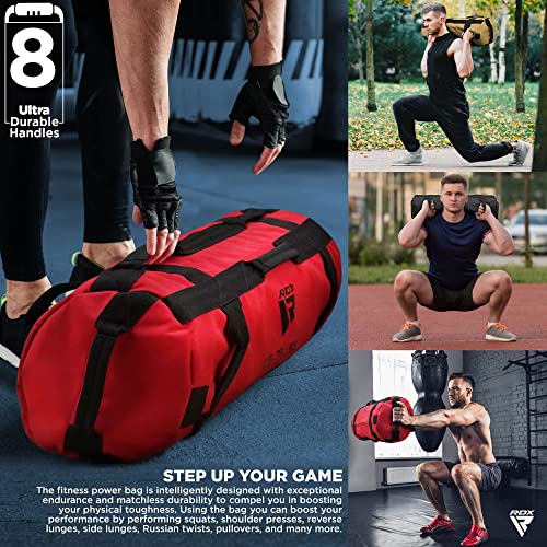 Rdx Fitness Sandbags, Workout Heavy-Duty Sandbag For Weight Training, Adjustable Sand Bag, Equipment For Home Gym Full Body Workouts, Mma, Boxing Exercises, Men Women With Multiple Sizes #TOP4