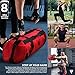 RDX Sandbag for Fitness Weights Training, Unfilled Power Bags with Handles, 5-200 LBs Adjustable Weighted Slam Bag for Strength Powerlifting Running Heavy Workout Home Gym Exercise, Sold AS UNFILLED