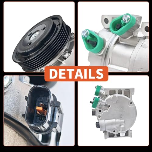 Image of Air Conditioner AC Compressor with Clutch Fit for Hyundai Sonata 2012-2014