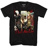 Devil May Cry Trio Black Adult T-Shirt Tee