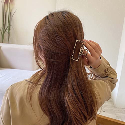 Fairvir - Pinza per capelli in metallo marrone con...