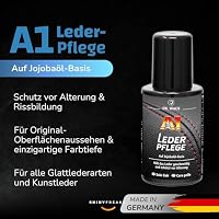 Lederpflege-Set: Dr. Wack A1 Leder-Reiniger + Dr. Wack A1 Leder-Pflege je 250 ml I Auto-Lederreiniger & Auto-Lederpflege mit Jojobaöl I Für Glattleder & Kunstleder I 9-teilig – Ansicht 6