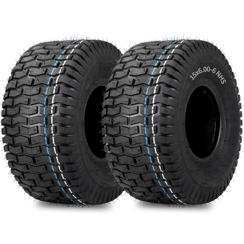 GICOOL 15x6.00-6 Lawn Mower Tires