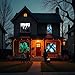 Holographic Rear Projection Screen with Mounting Hardware for Projecting Halloween Videos (40