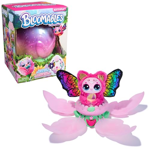 Hatchimals Bloomables Kittyfly Interaktives Spielzeug mit Überraschung doppelter Verwandlung und über 100 Geräuschen und Reaktionen für Kinder ab 4 Jahren