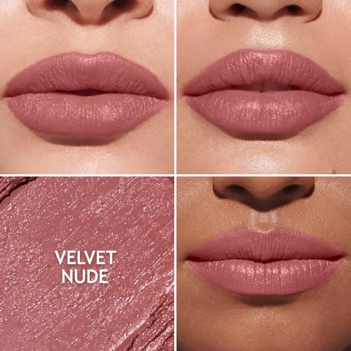 Image of Kiro Slickstick Luxe Matte Lipstick - Velvet Nude, 2.4g | High-Pigment Velvet Matte Finish | Hydrating & Long-Lasting | Infused with Peptides & Hyaluronic Spheres | 12 Nude, Pink, Brown & Red Shades