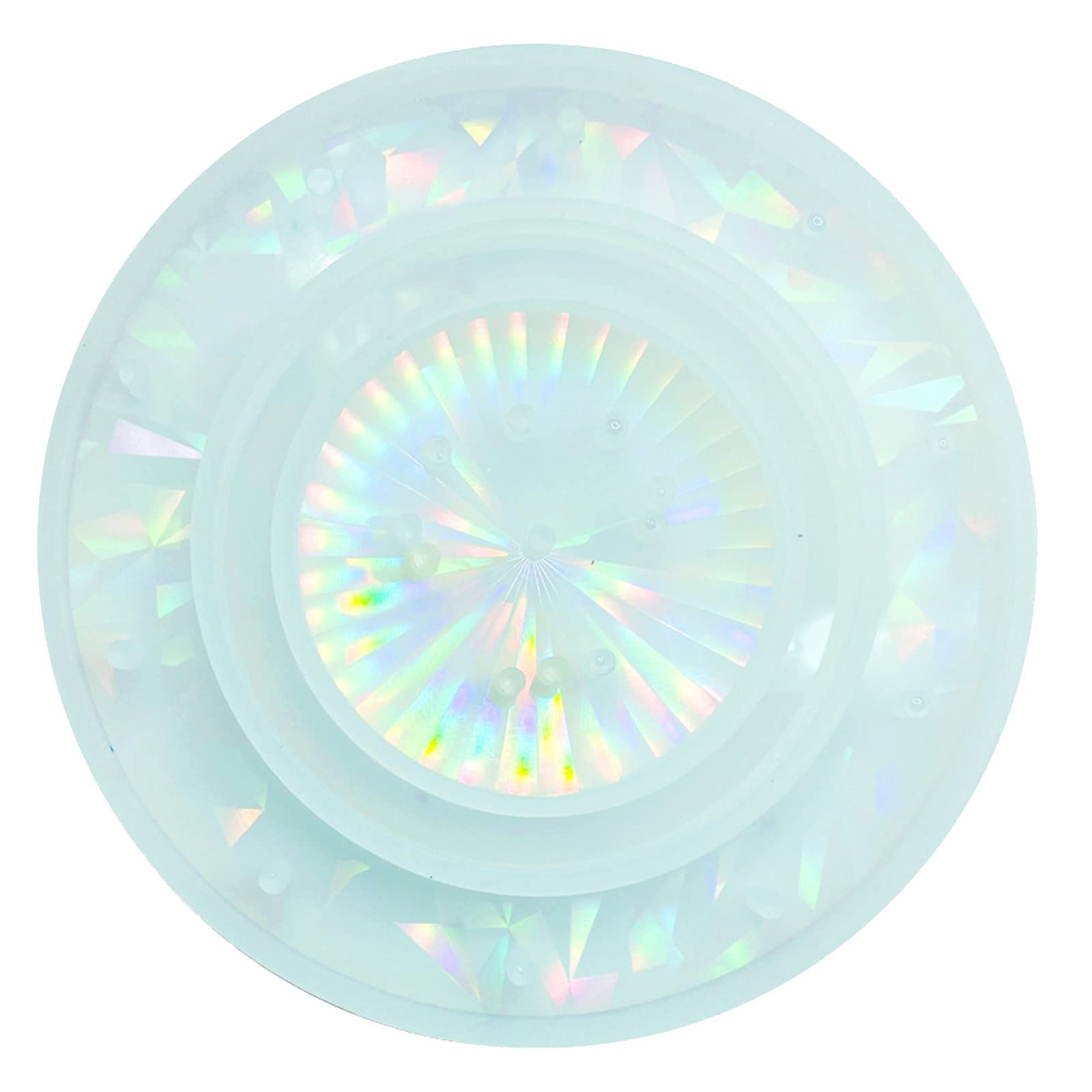 NEWFT Winds Chimes Turntable Crystal Epoxy Mold Holographical Pendant Wall Hanging Curtain Winds Chimes Silicone Mold
