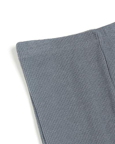 Baby Boys Thermal Underwear Set - 2 Piece Waffle Knit Long Sleeve Thermal Shirt & Long Johns for Infant Toddlers3