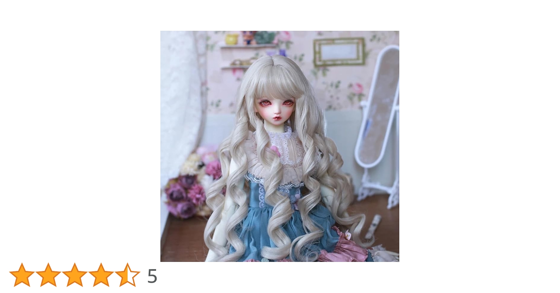 Amazon | ウィッグのみ 6-7インチ 7-8インチ 8-9インチ 頭囲 BJD