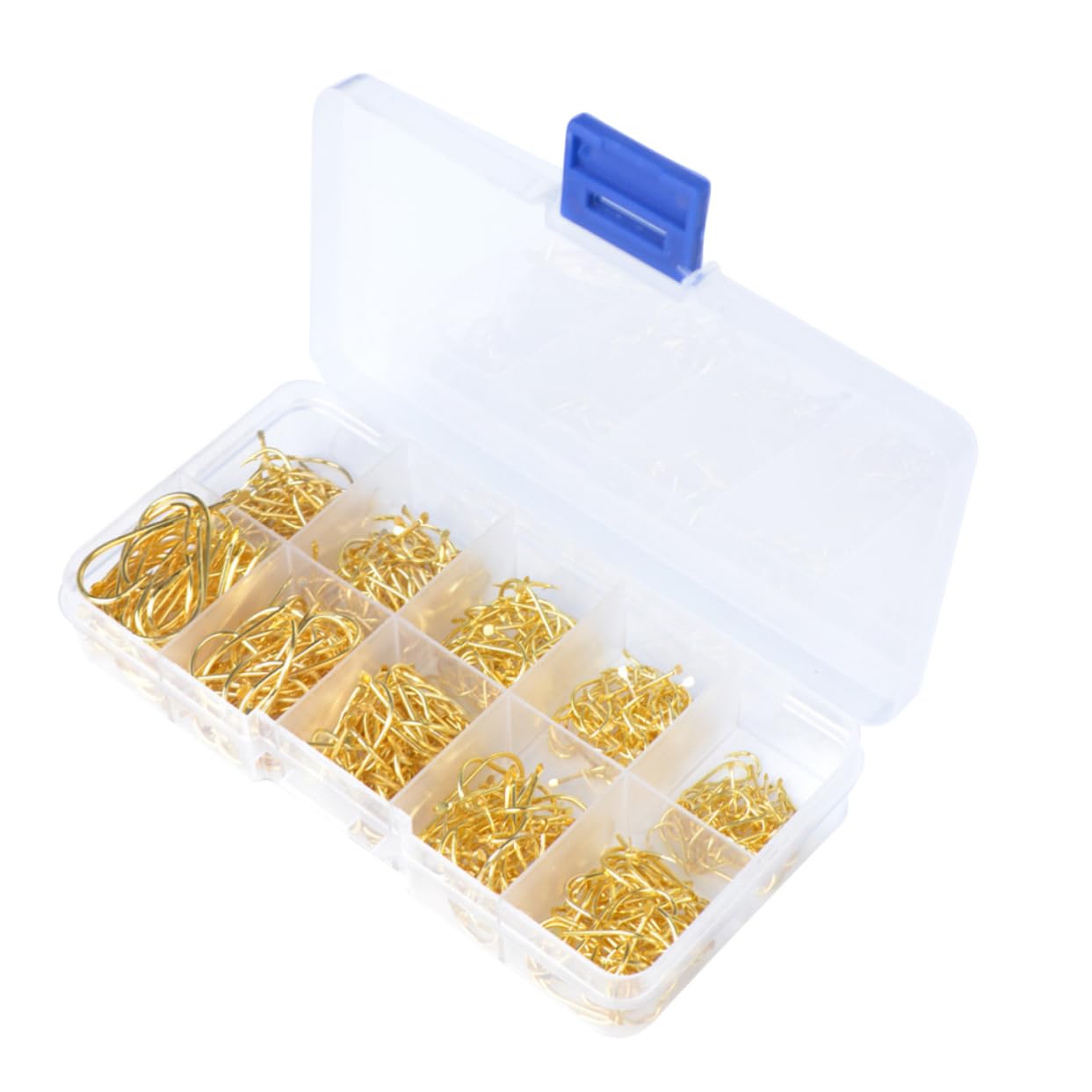 SUPVOX Caja De Anzuelos De Pesca De Accesorios De Pesca Dorados para Actividades Al Aire