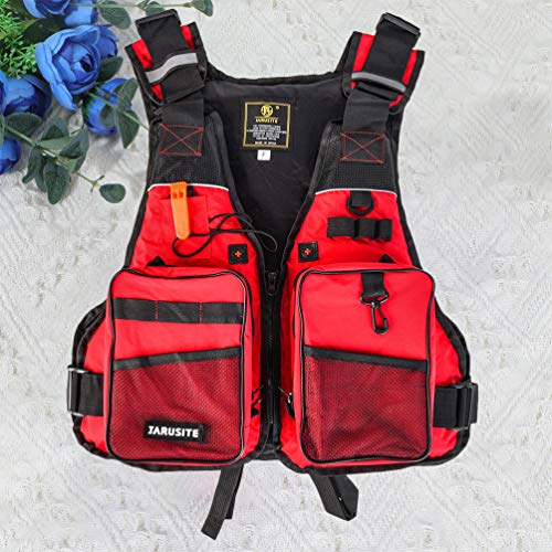 Colete de pesca com mosca BESPORTBLE, colete salva-vidas, multifuncional e respirável para natação,