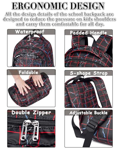 Image of Boys Backpack for School Kids Backpacks Toddler Bookbag for Elementary Kindergarten Preschool Mochila Para Ninos 4-6 6-8 8-10 10-12 4 5 6 7 8 9 10 11 12